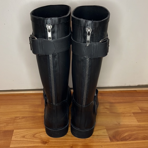 NWOT JUSTICE | VGUC Black Riding Rain Boots - Picture 4 of 4